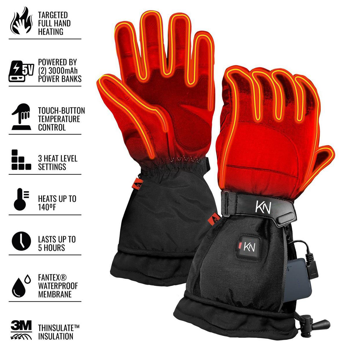 KN- V2 Women's Quick Heated Gloves